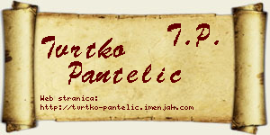 Tvrtko Pantelić vizit kartica